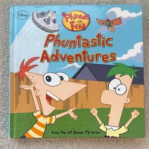 Phineas & Ferb Disney Phuntastic Adventures Anthology Storybook Collection Book
